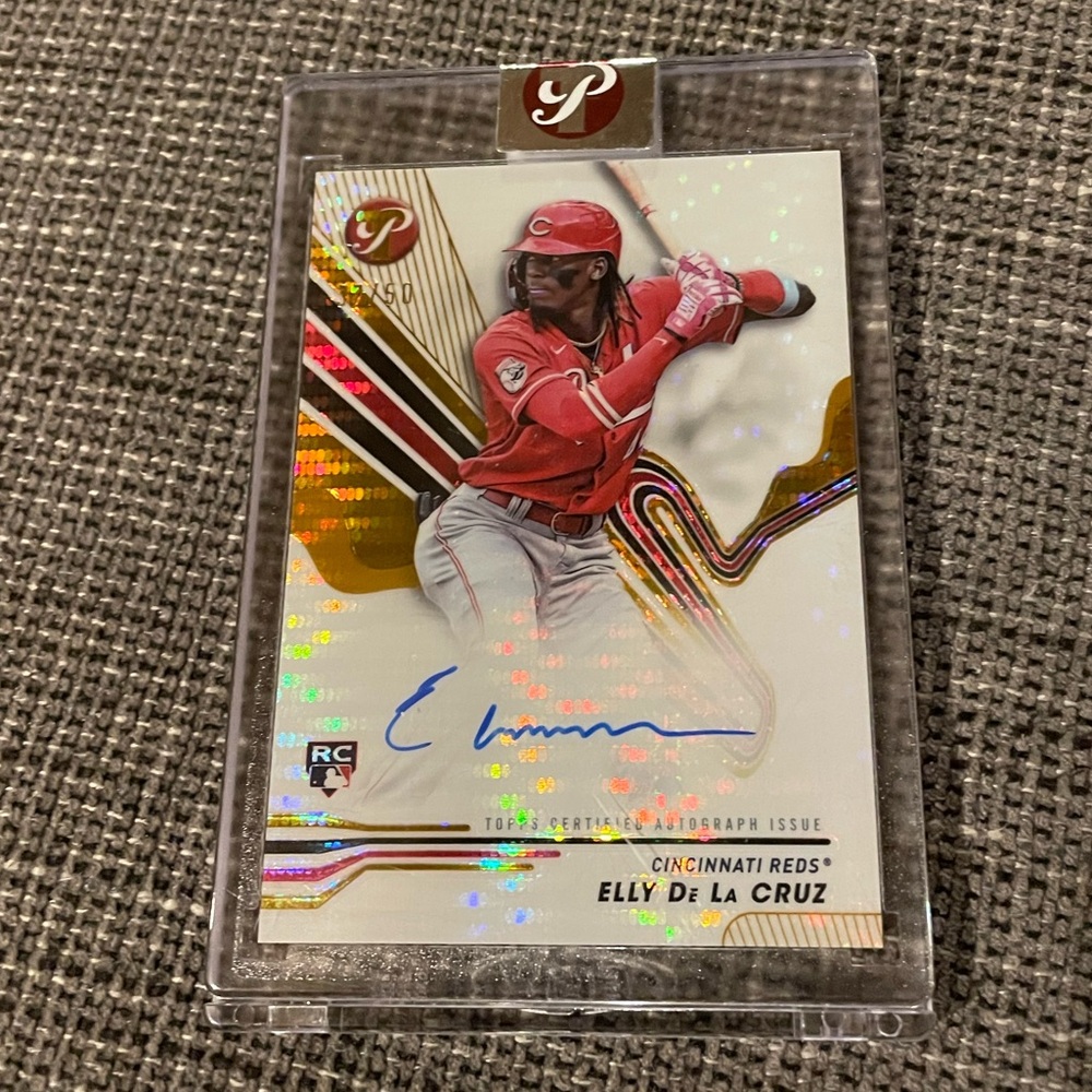 Autograph Rookie Elly De La Cruz numbered + encased
